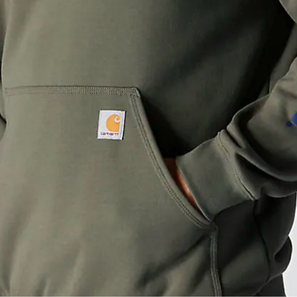 NWT Men’s Carhartt midweight loose fit hoodie size M - Picture 3 of 6